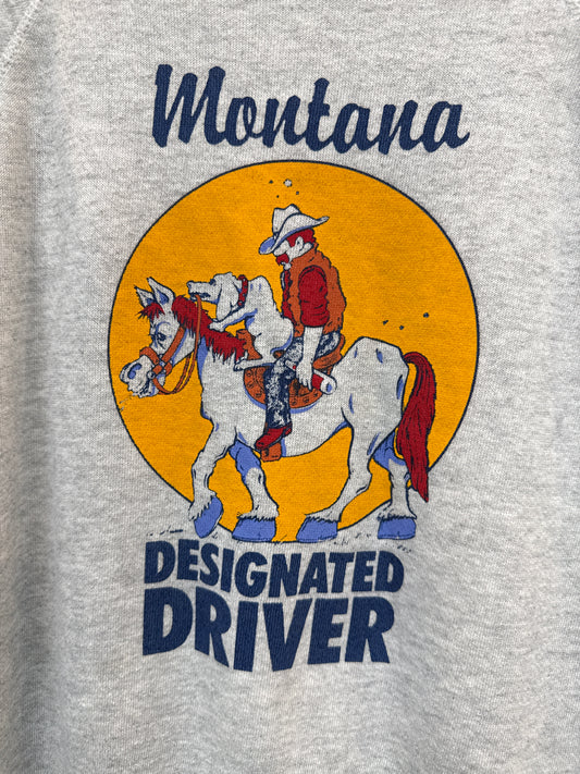 Vintage Montana Designated Driver Crewneck