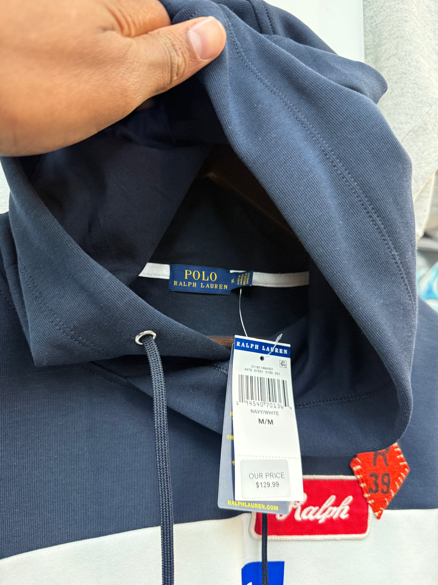 Polo Ralph Lauren Colorblock Spellout Hoodie