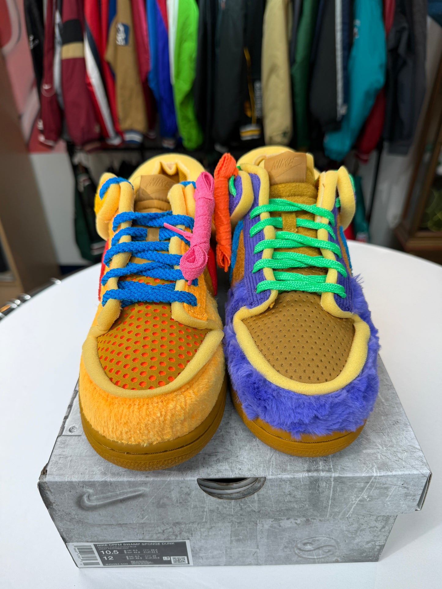 New Psychic Purple Swamp CPFM Dunks
