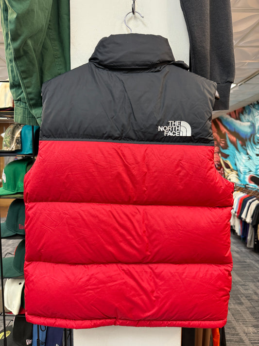 The North Face Red Puffer Vest