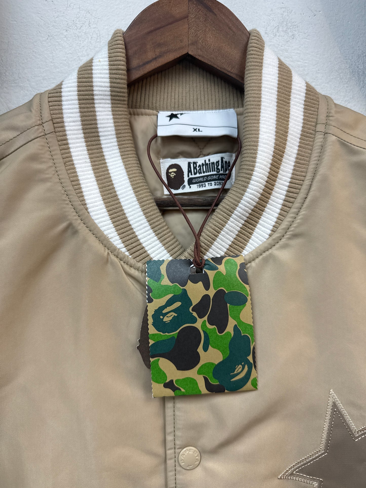 New Bape X Highsnobiety Varsity Jacket