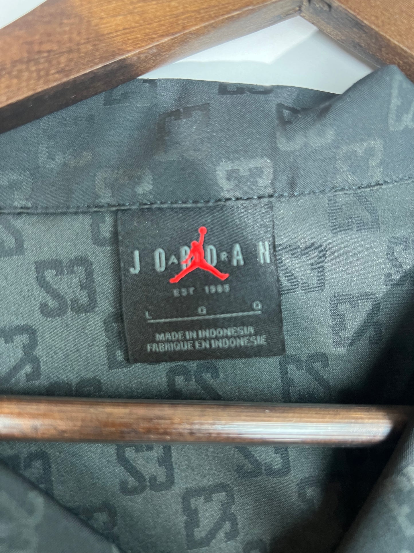 Jordan Essentials Black Button Up S/S
