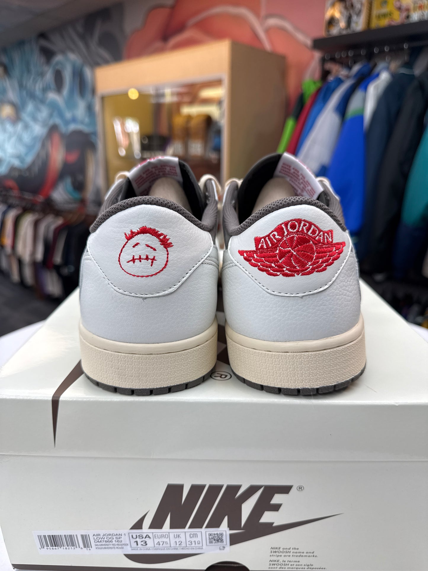 New Travis Scott Jordan 1 Low Reverse Mocha