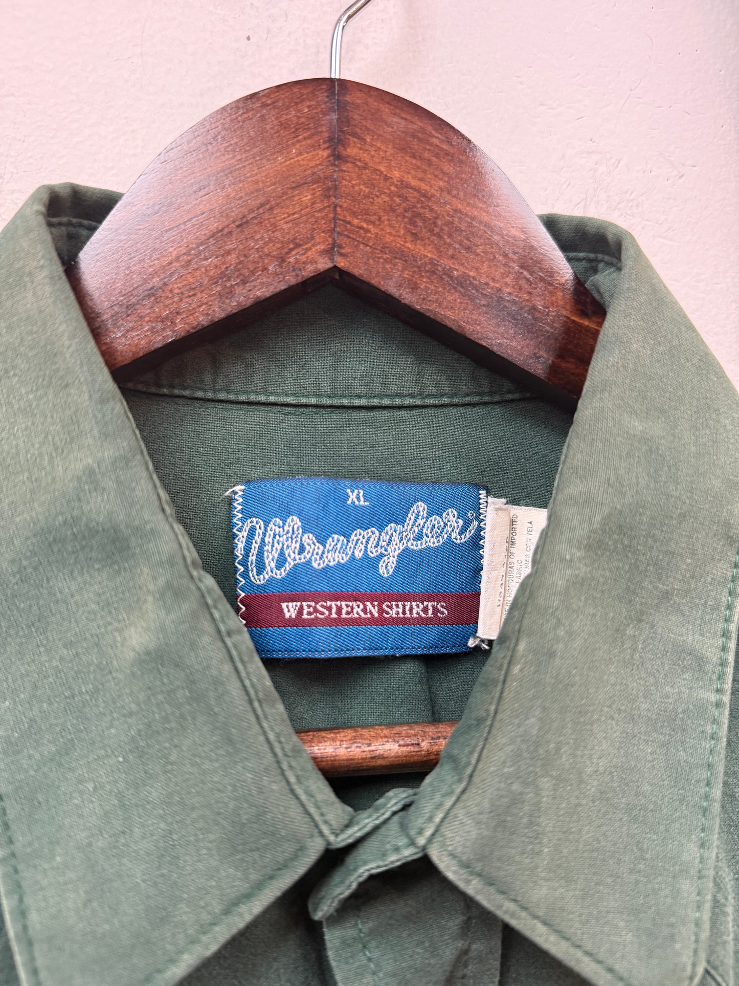 Vintage Wrangler Safari Button Up