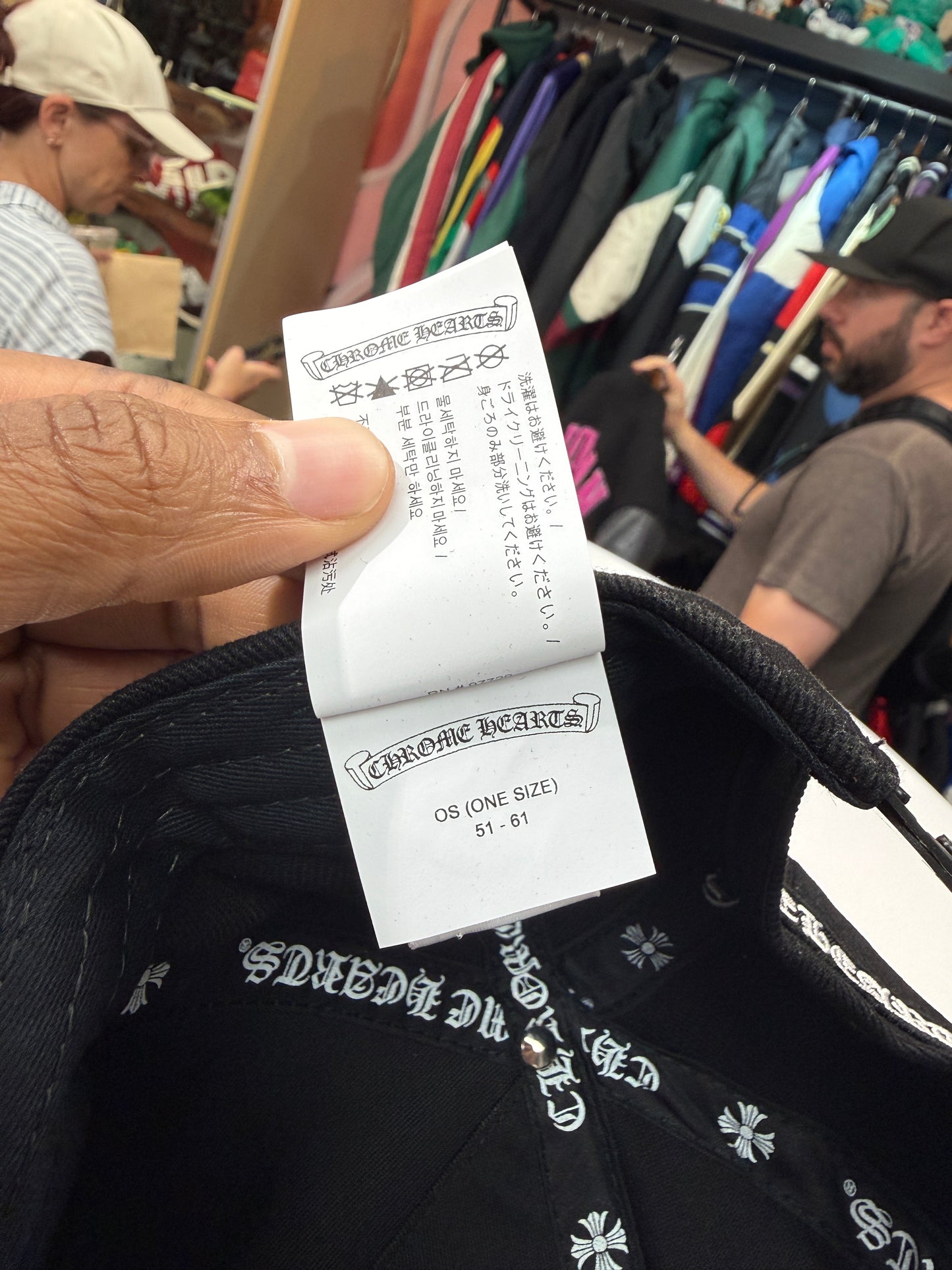 New Chrome Hearts Vertical Logo Hat