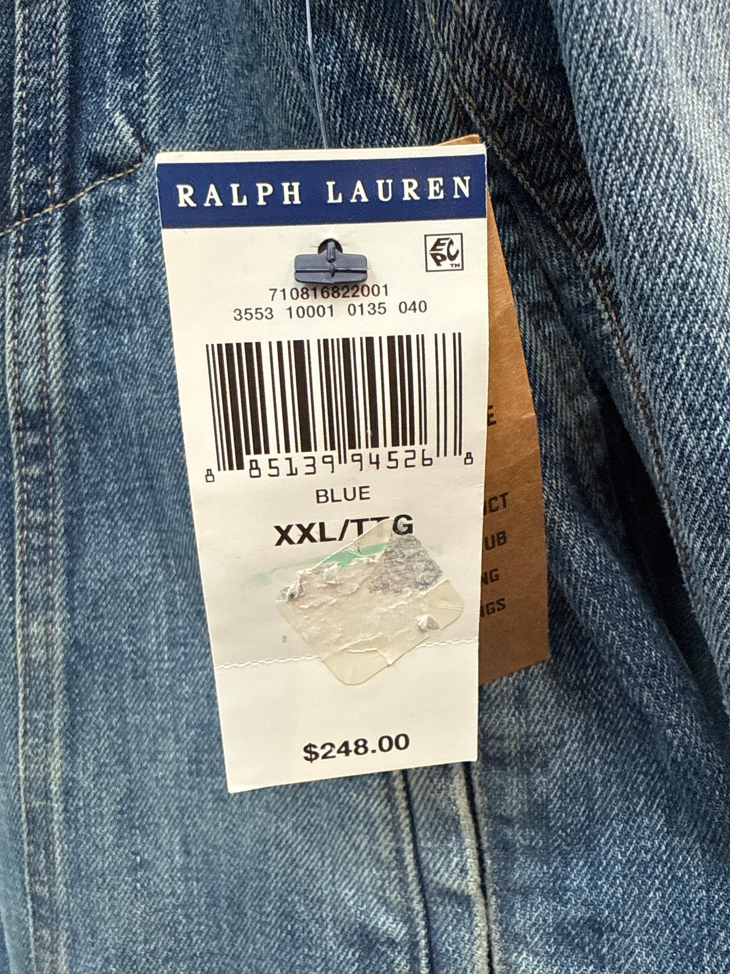 New Polo Ralph Lauren Spartans Denim Jacket