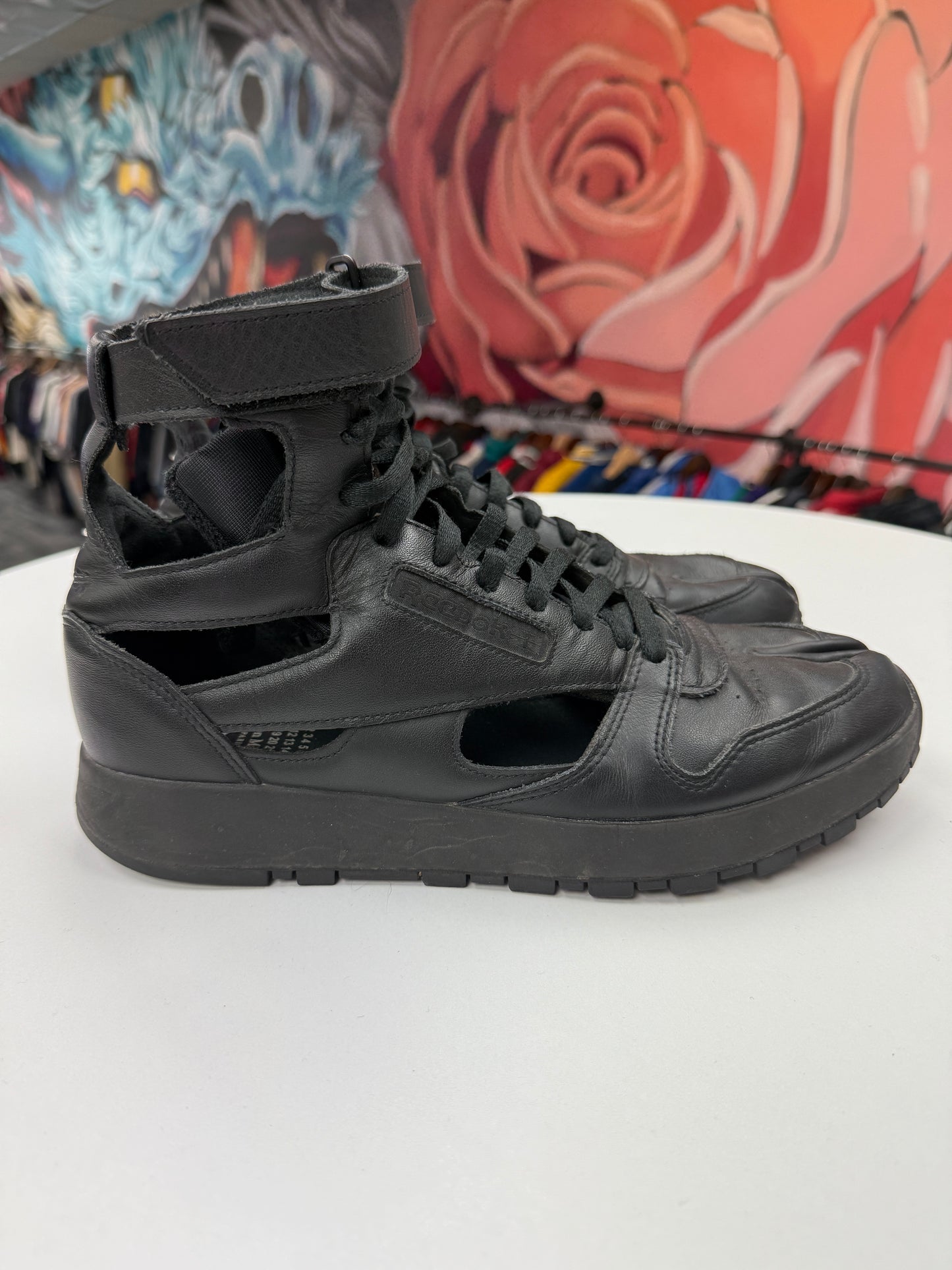 Preowned Margiela Reebok Leather Tabi High