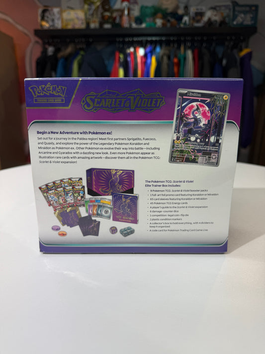 Pokémon TCG Scarlet & Violet Miraidon Elite Trainer Box