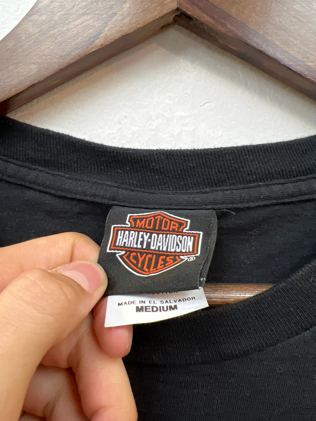 Harley Davidson “More Than A Machine” Black Tee