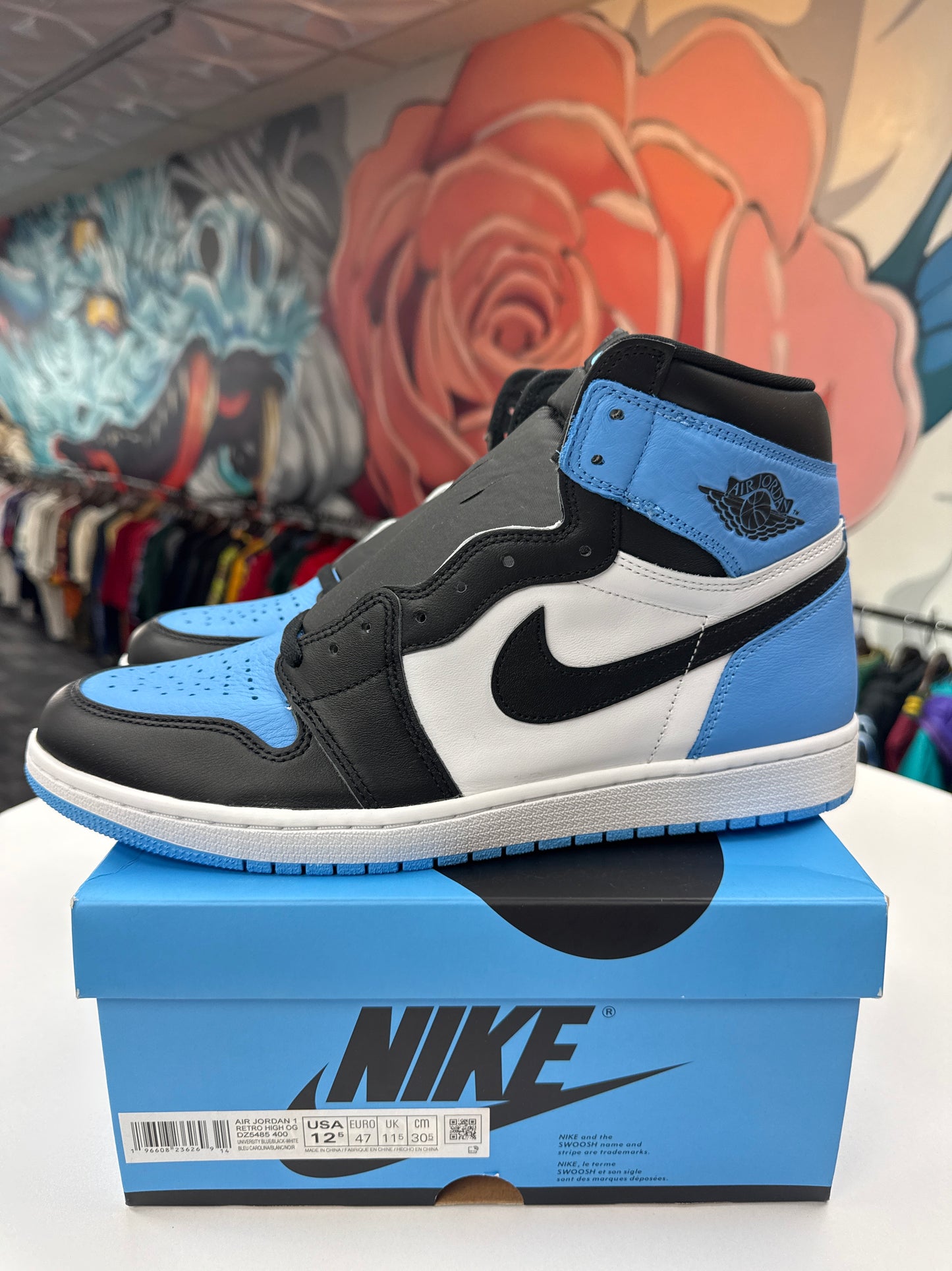 New Jordan 1 UNC Toe