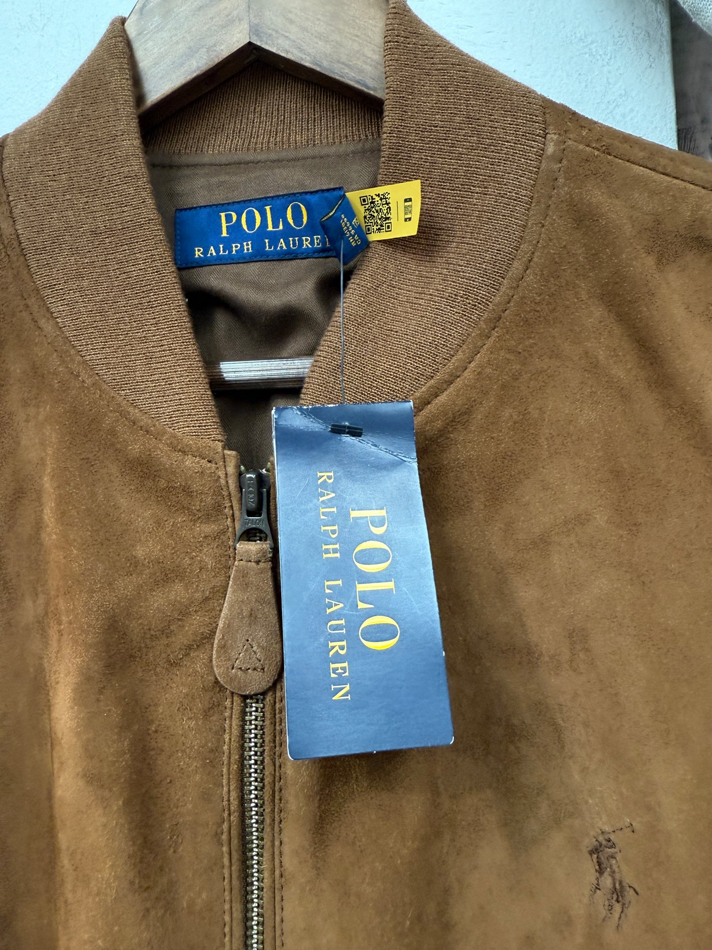 Polo Ralph Lauren Suede Bomber Jacket