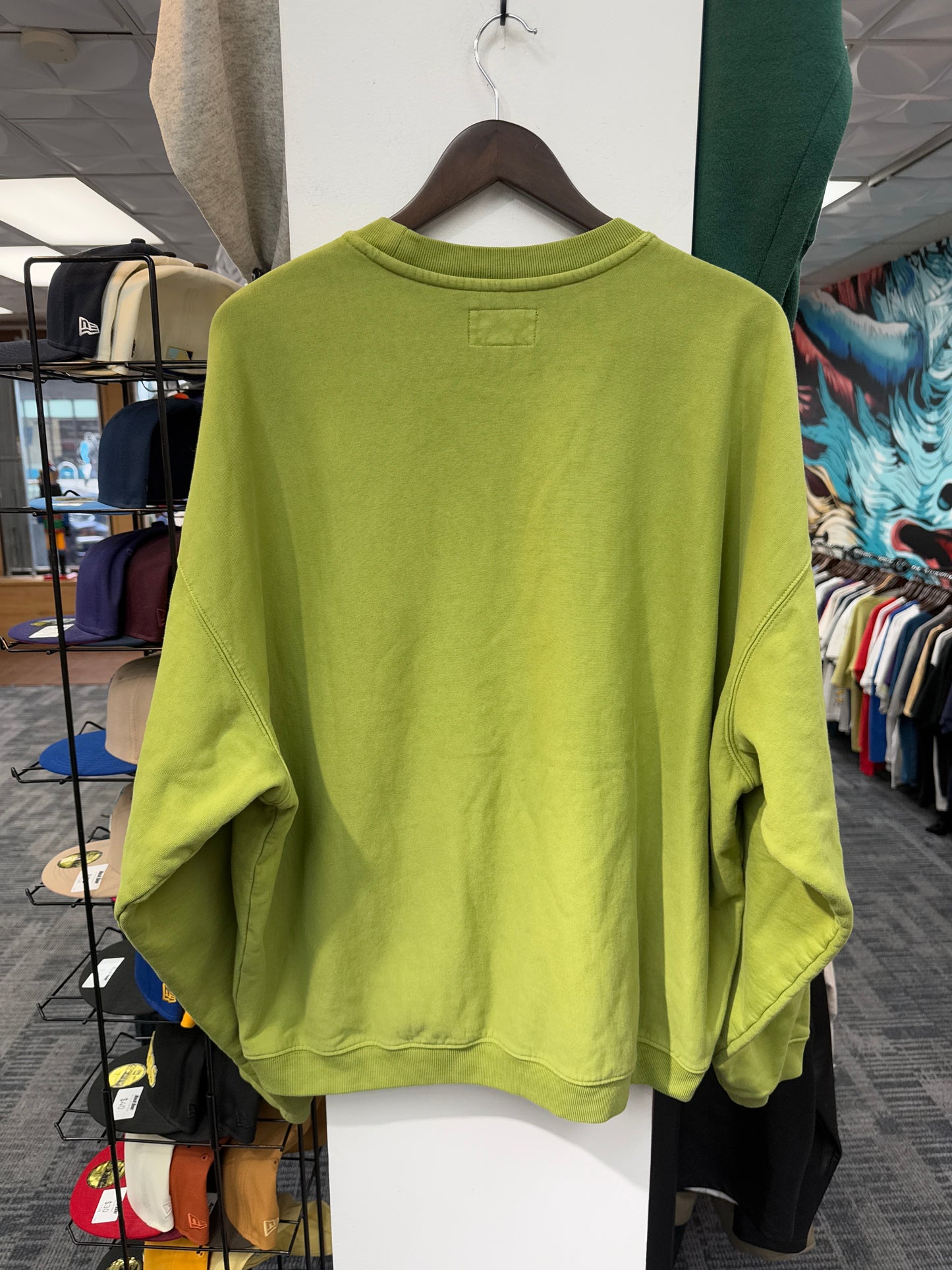 Stussy Moss Green Crewneck