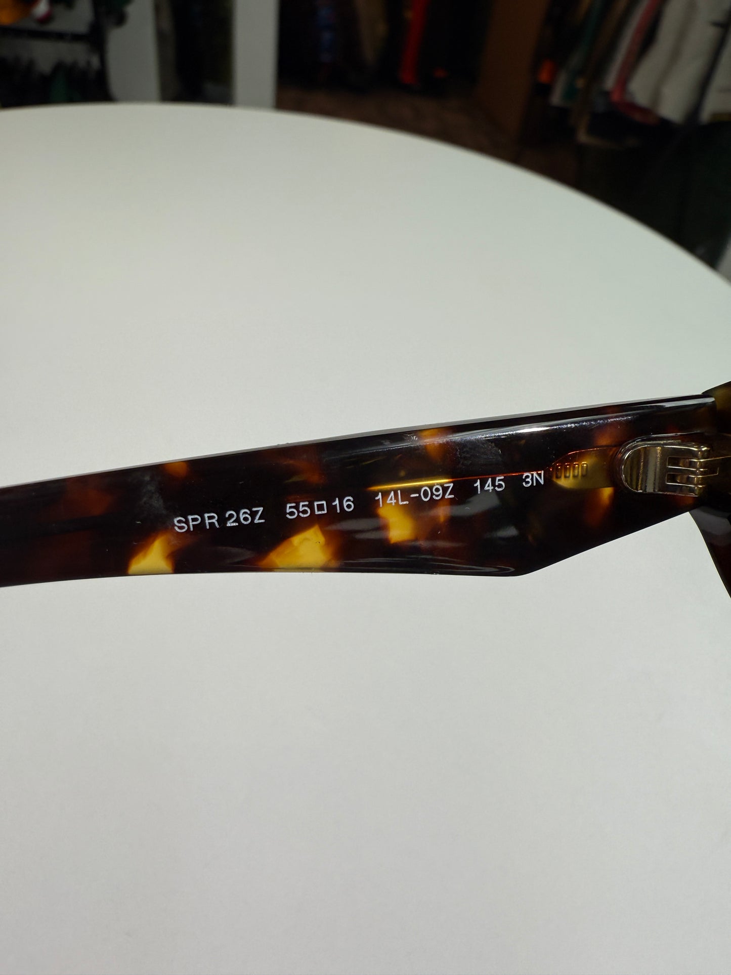 New Prada PR 26ZS Tortoise Sunglasses
