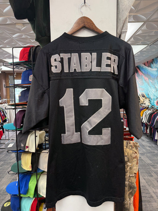 Jeff Hamilton Raiders Player Of The Century Ken Stabler Jersey