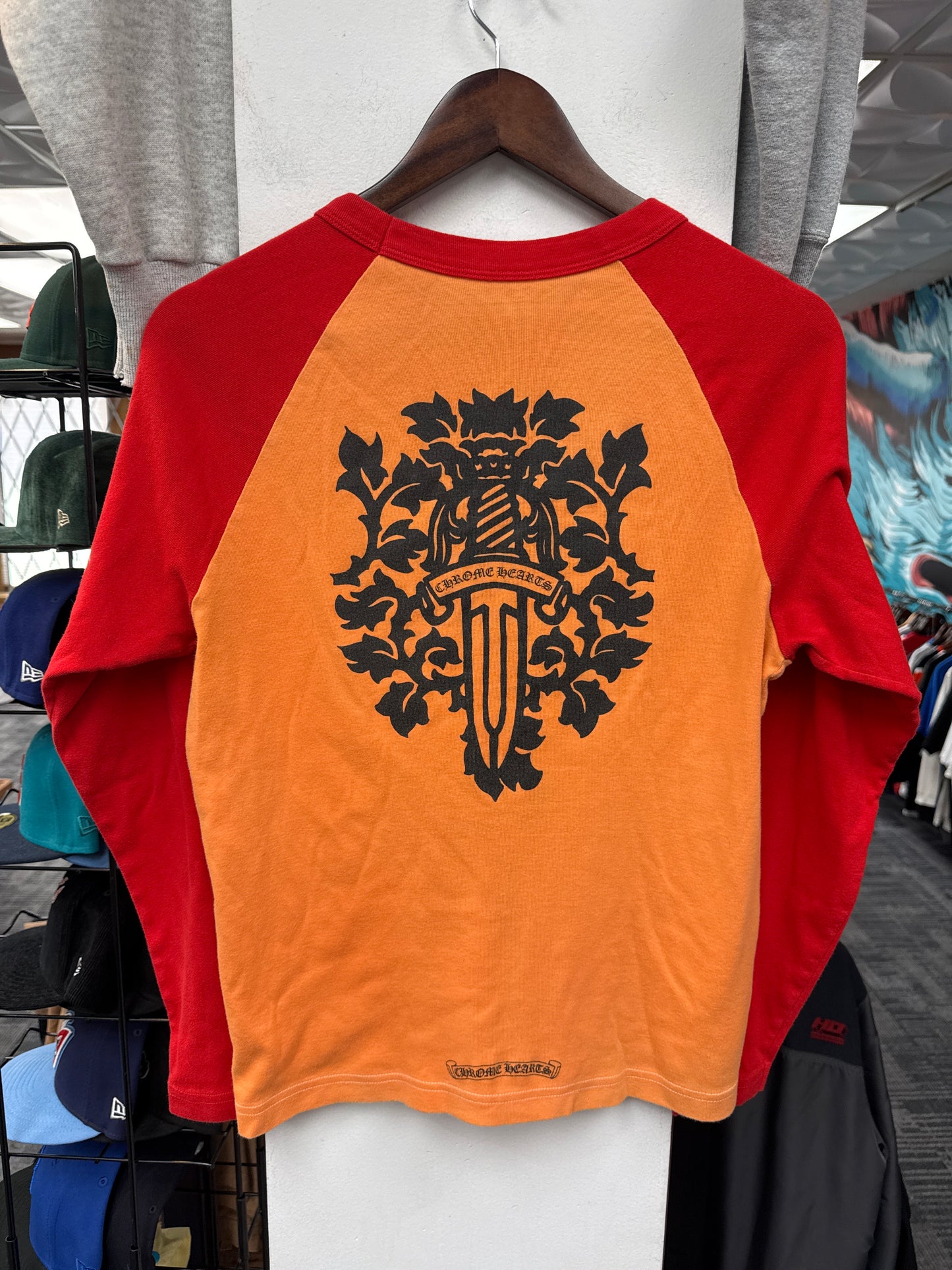 Chrome Hearts Vine Dagger Raglan L/S Shirt