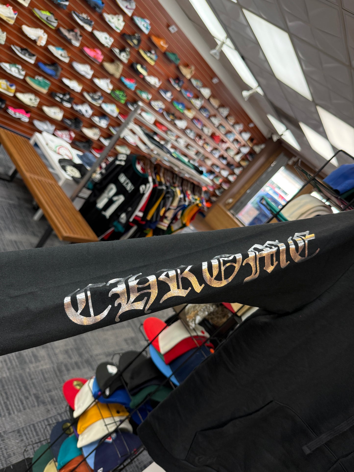 Chrome Hearts Foil Print Hoodie