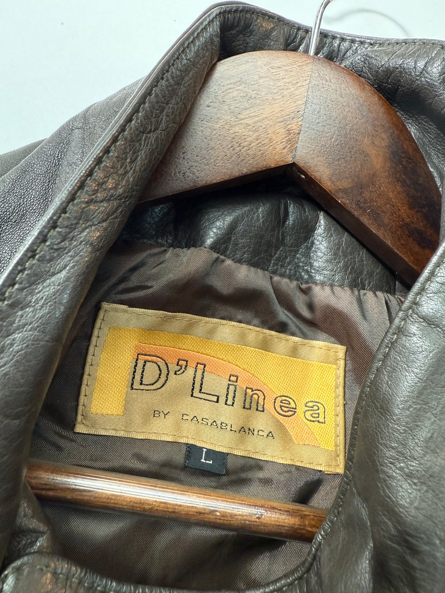 Vintage D’Linea Leather Jacket