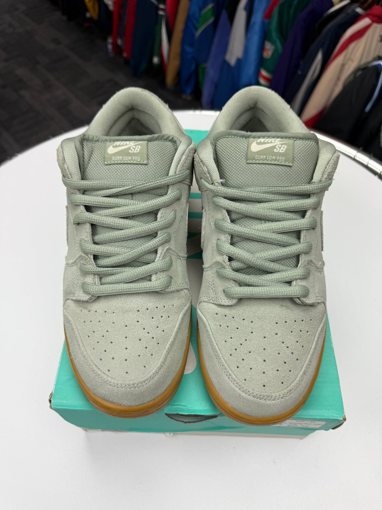 Preowned Nike SB Dunk Low Island Green Gum