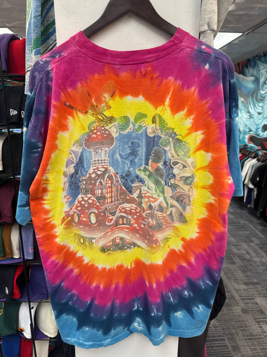 Vintage 1999 Liquid Blue Smoking Gnome Tee