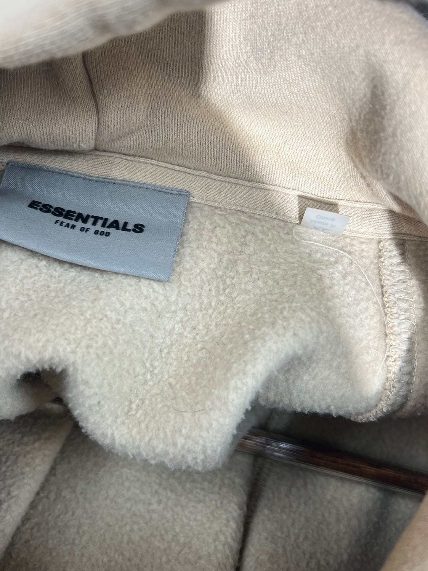 Essentials Tan Hoodie