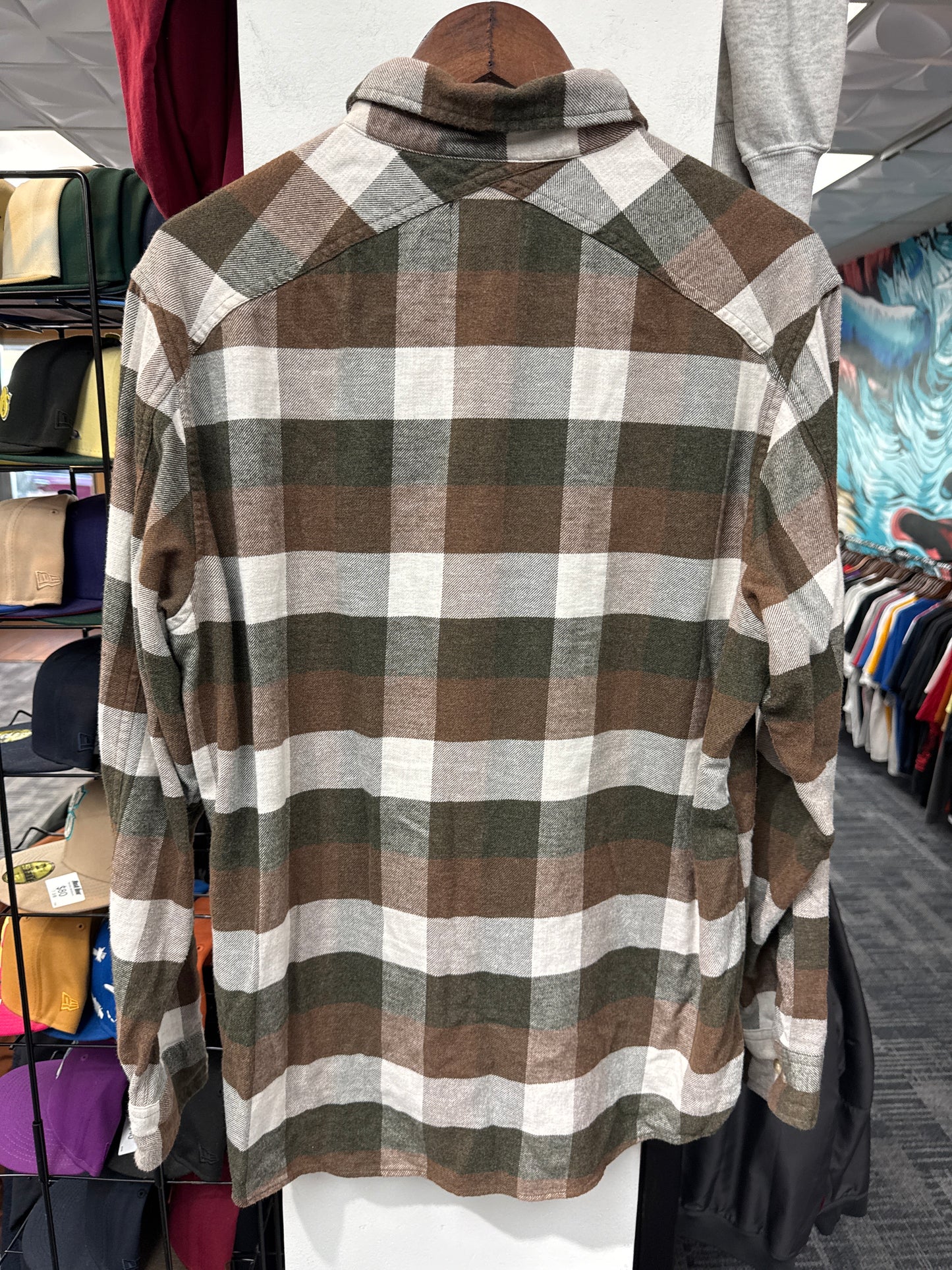 Pendleton Flannel Olive/Brown
