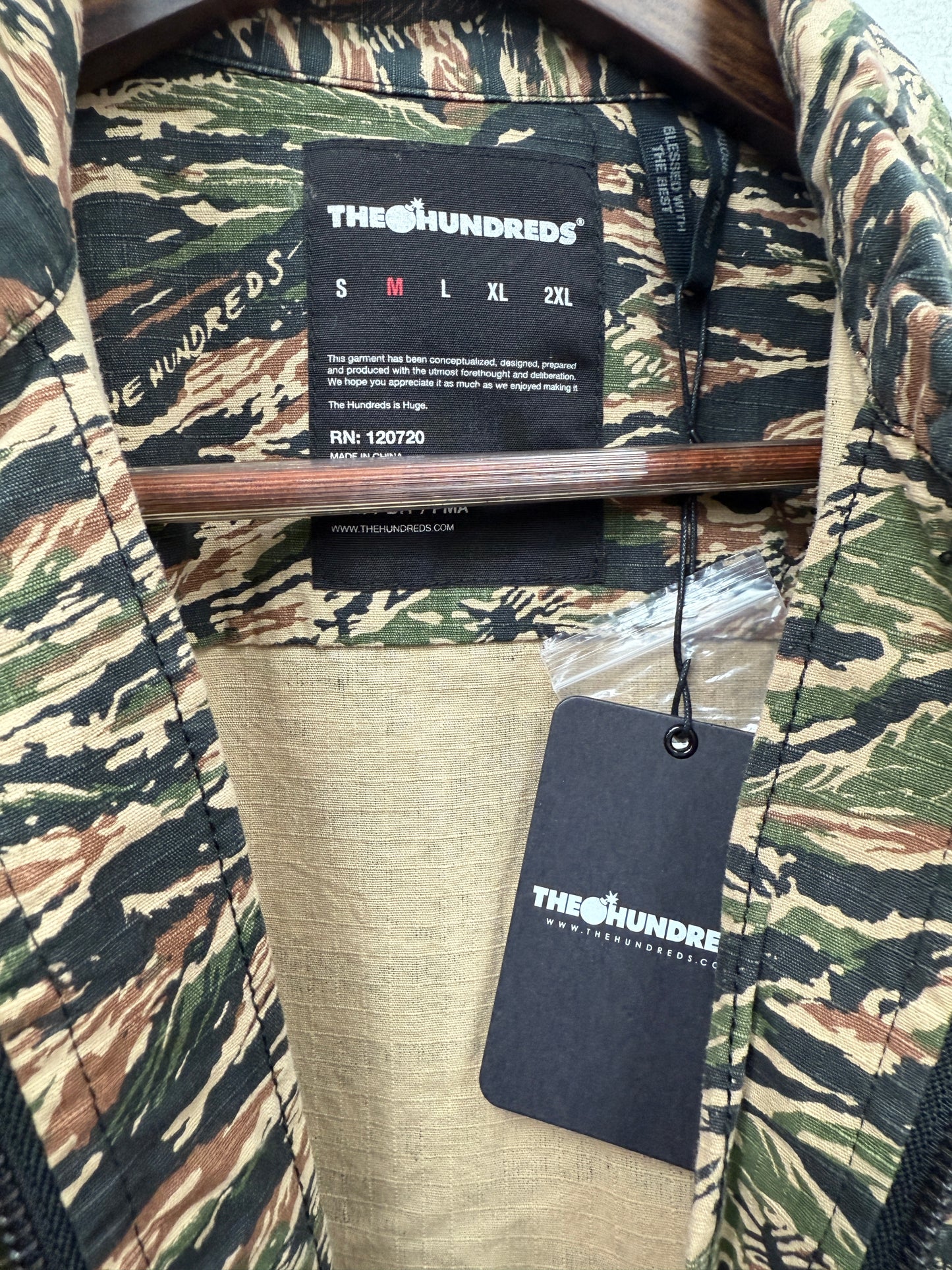 The Hundreds Tiger Camo Jacket