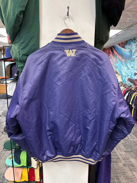 Vintage Colosseum UW Huskies Satin Jacket
