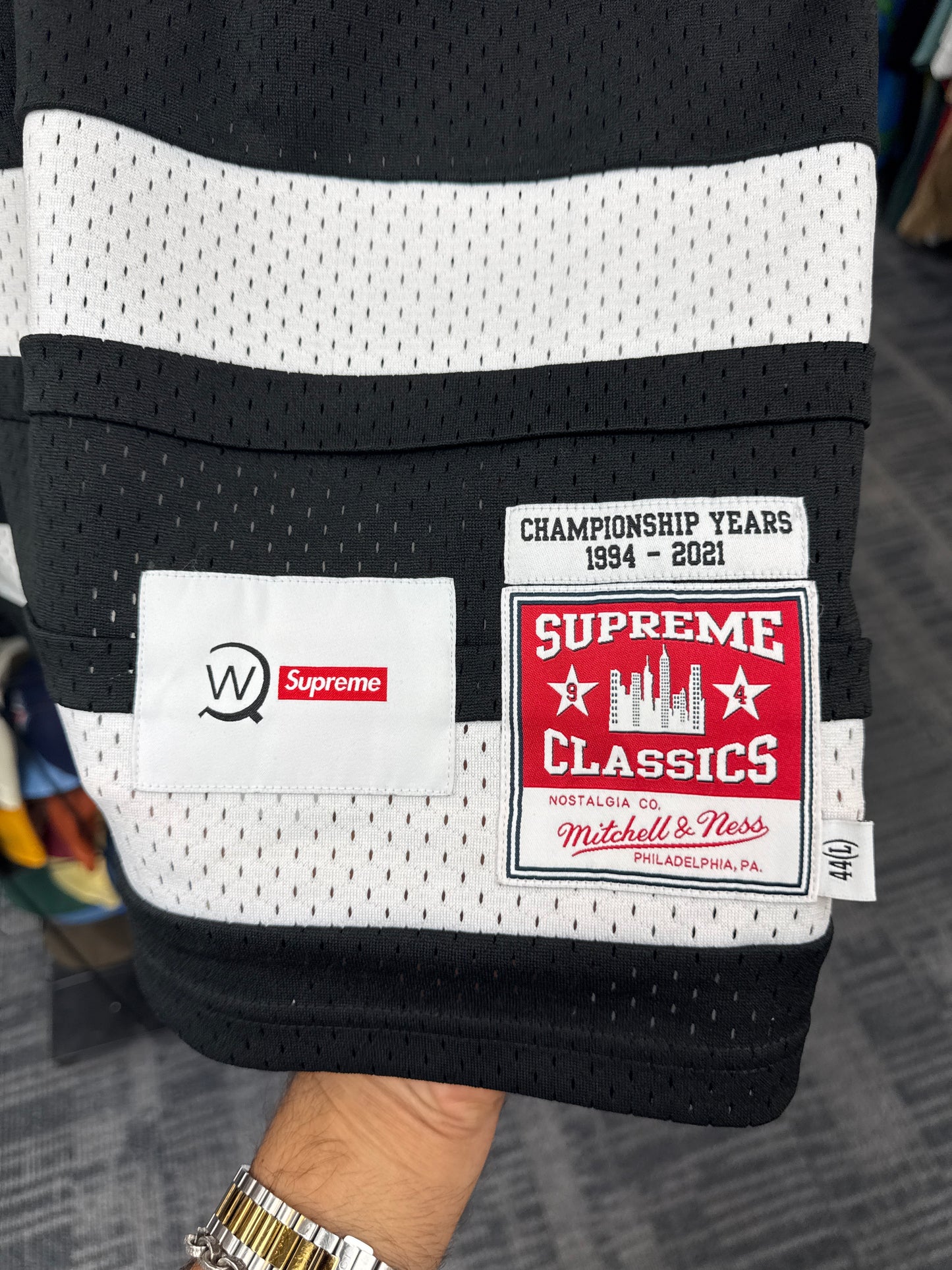 Supreme WTAPS Mitchell & Ness Hockey Jersey