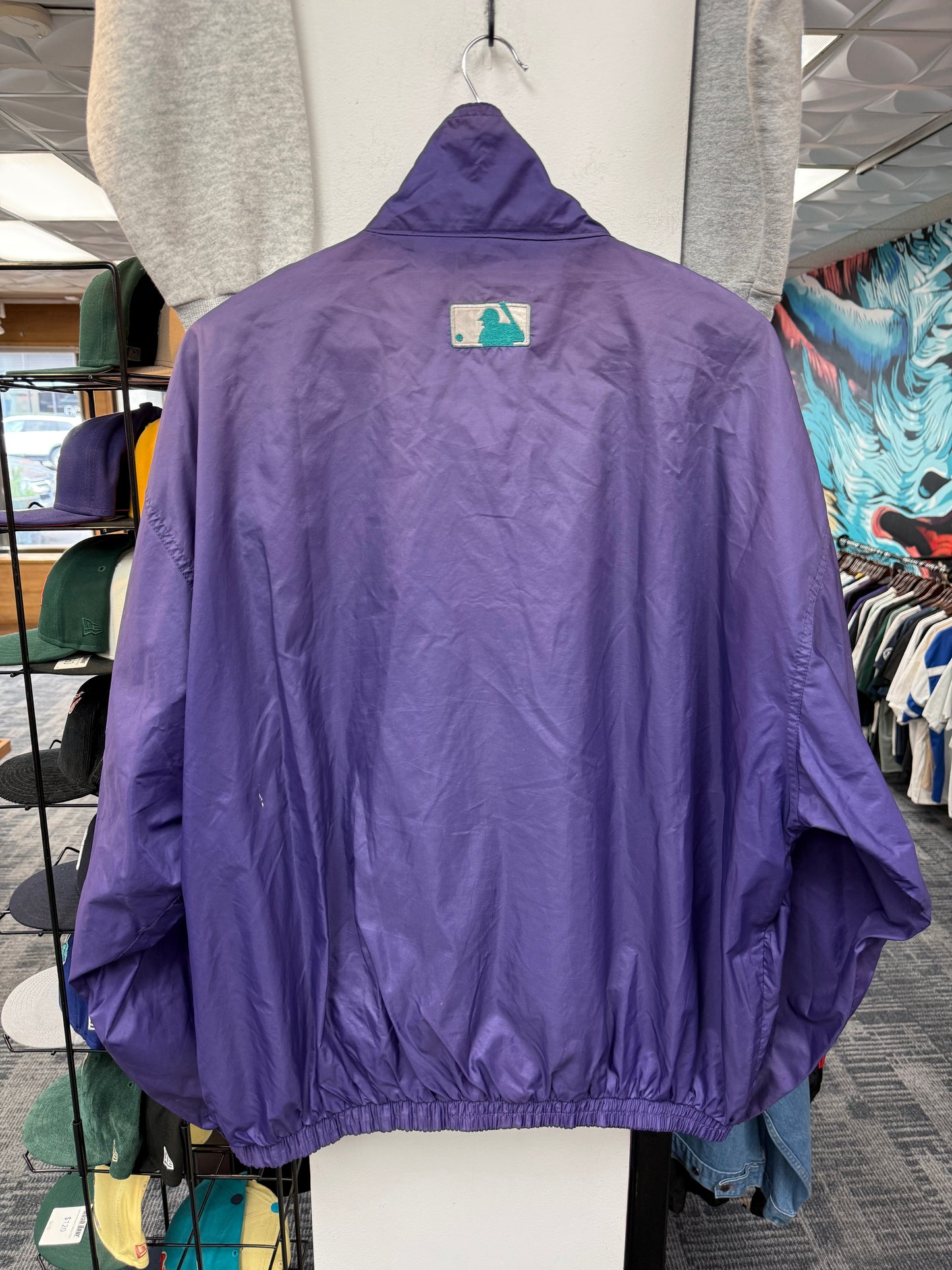 Vintage Pro Player Mariners Grape Windbreaker