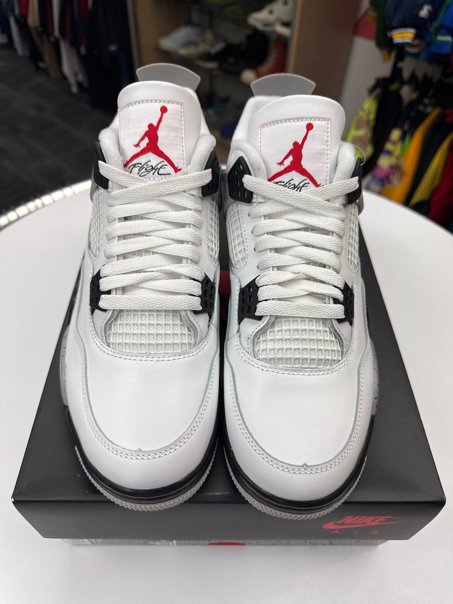 New Jordan 4 White Cement (2025)