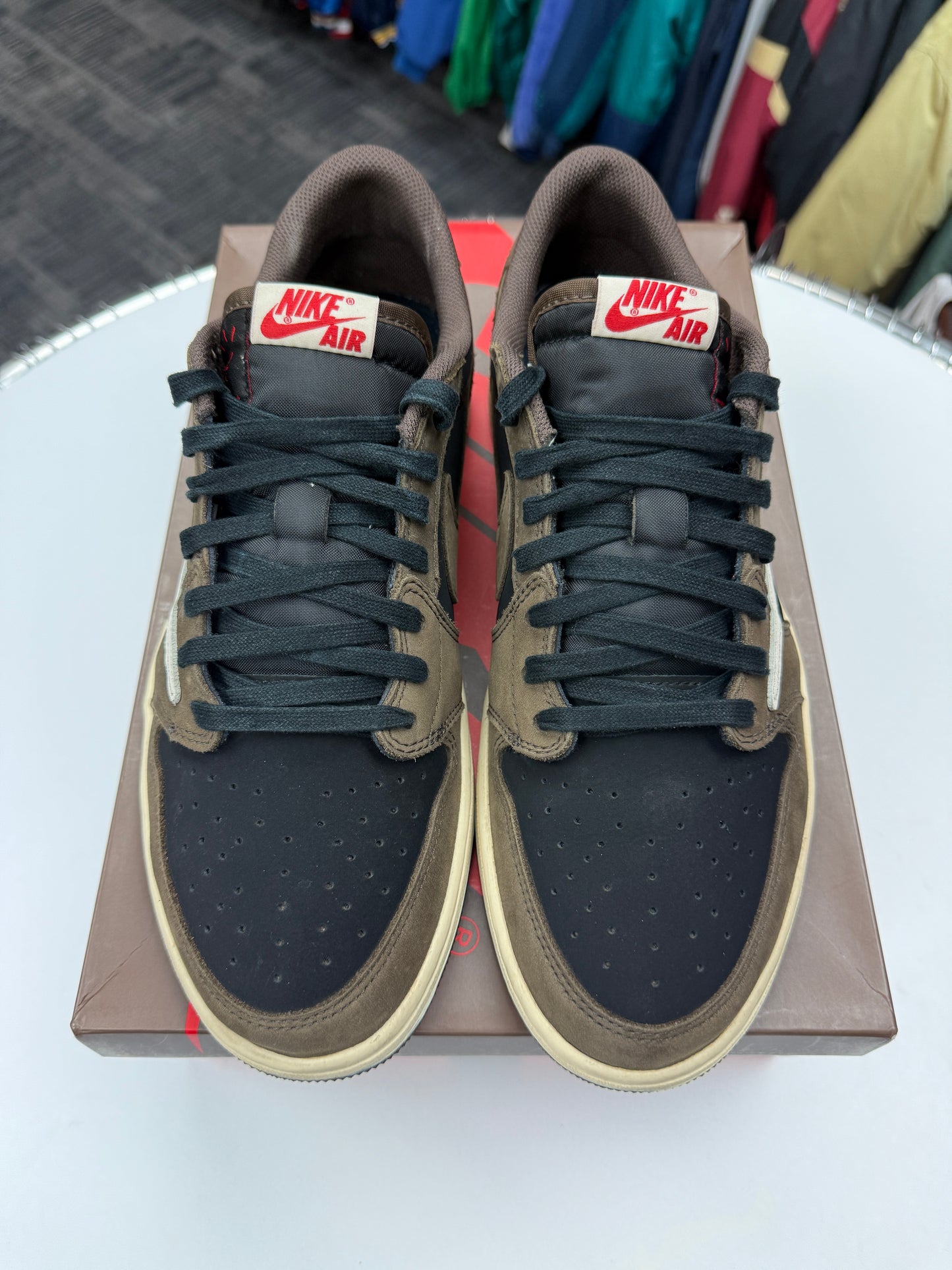 Preowned Travis Scott Jordan 1 Low OG Mocha