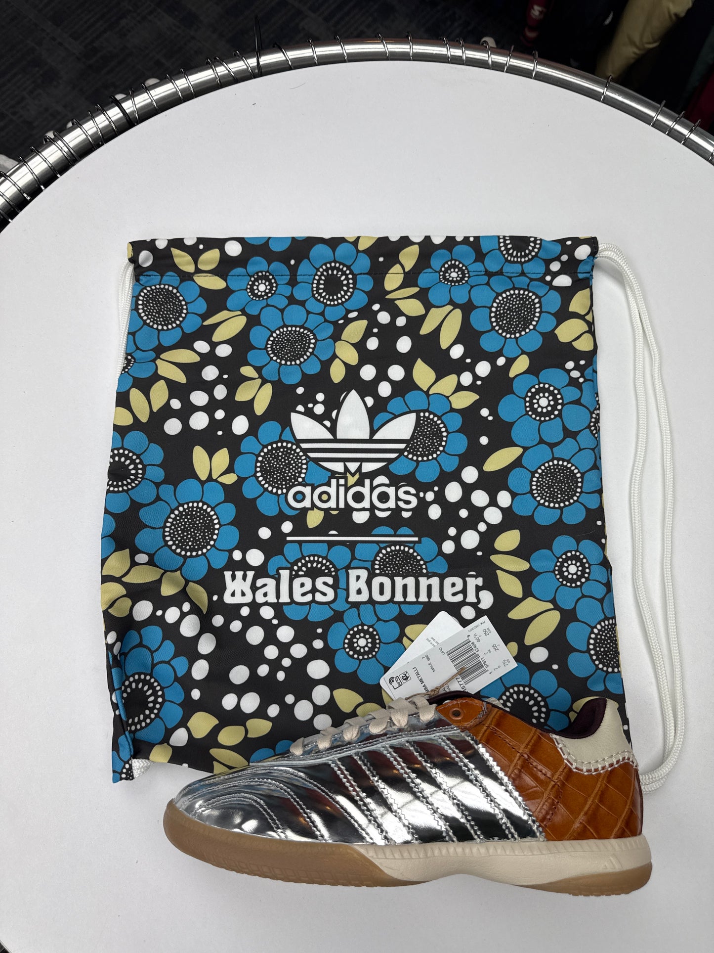 New Adidas Wales Bonner Samba Metallic Croc