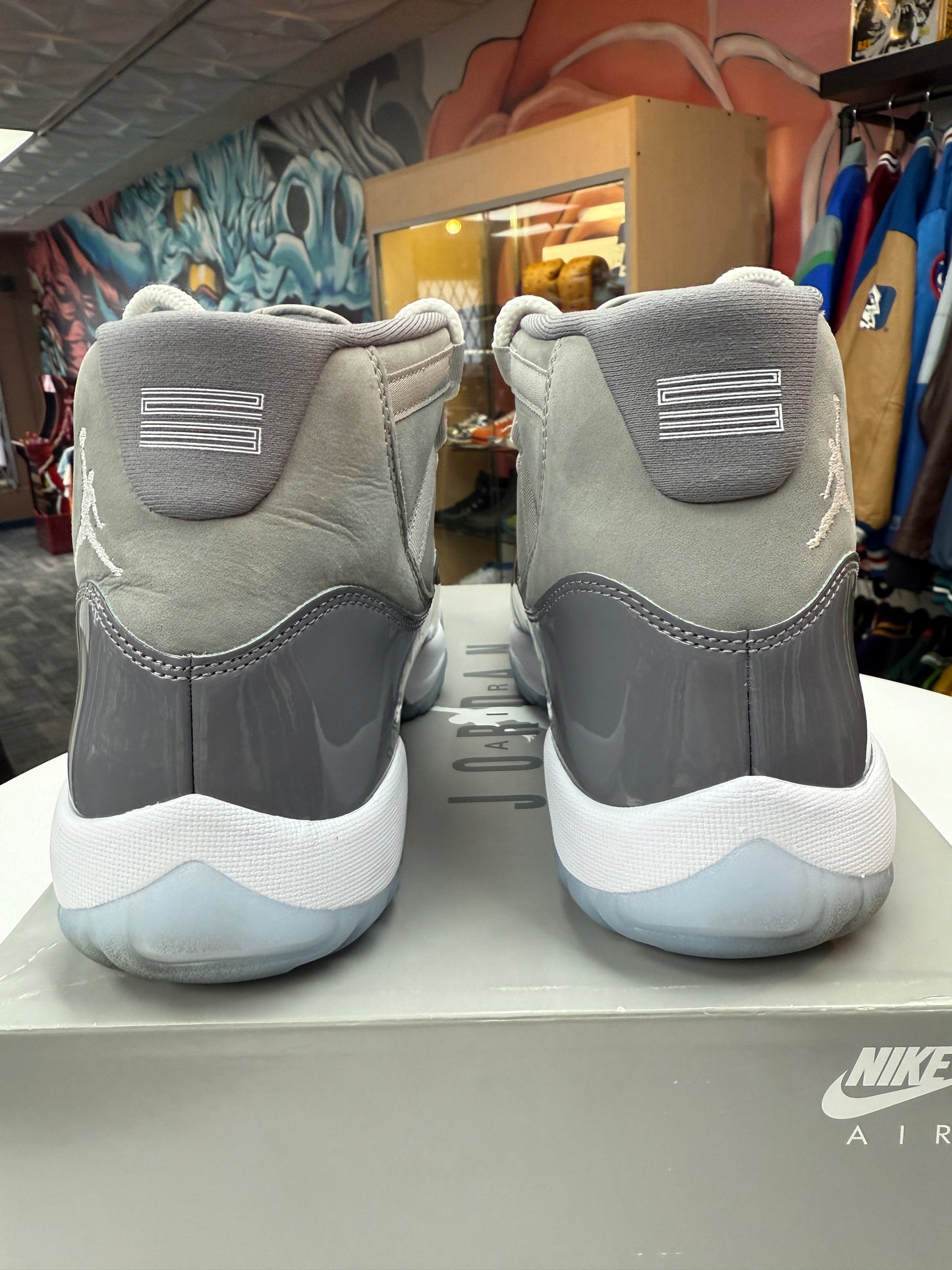 Preowned Cool Grey Jordan 11
