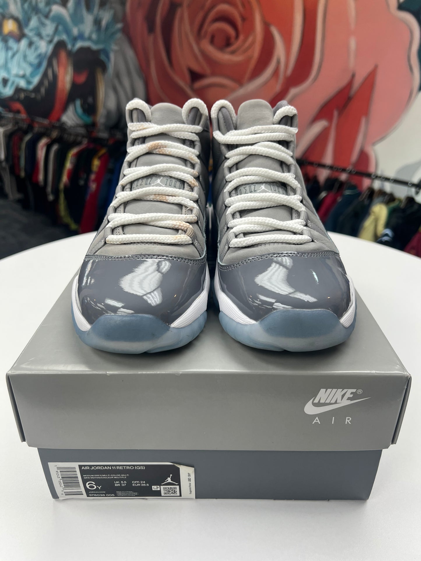 Preowned Cool Grey Jordan 11
