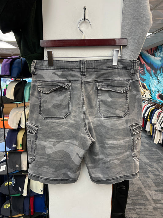 Union Bay Grey Camo Cargo Shorts