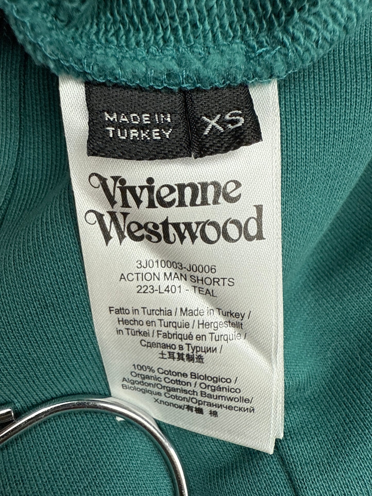 Vivienne Westwood Action Man Teal Shorts