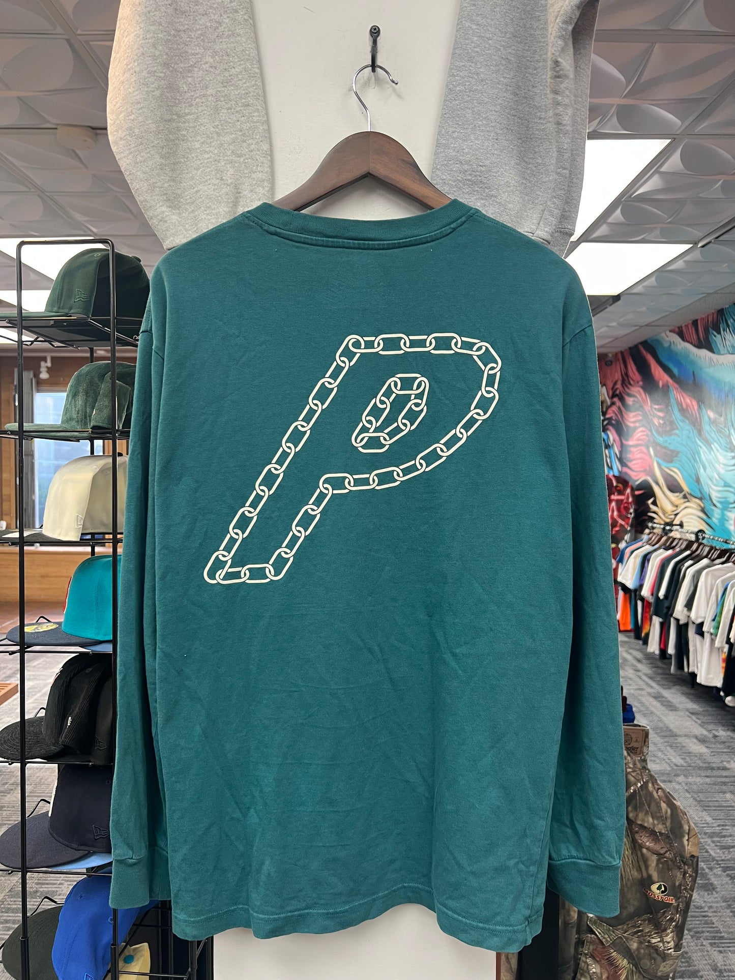 Palace Turquoise L/S Tee