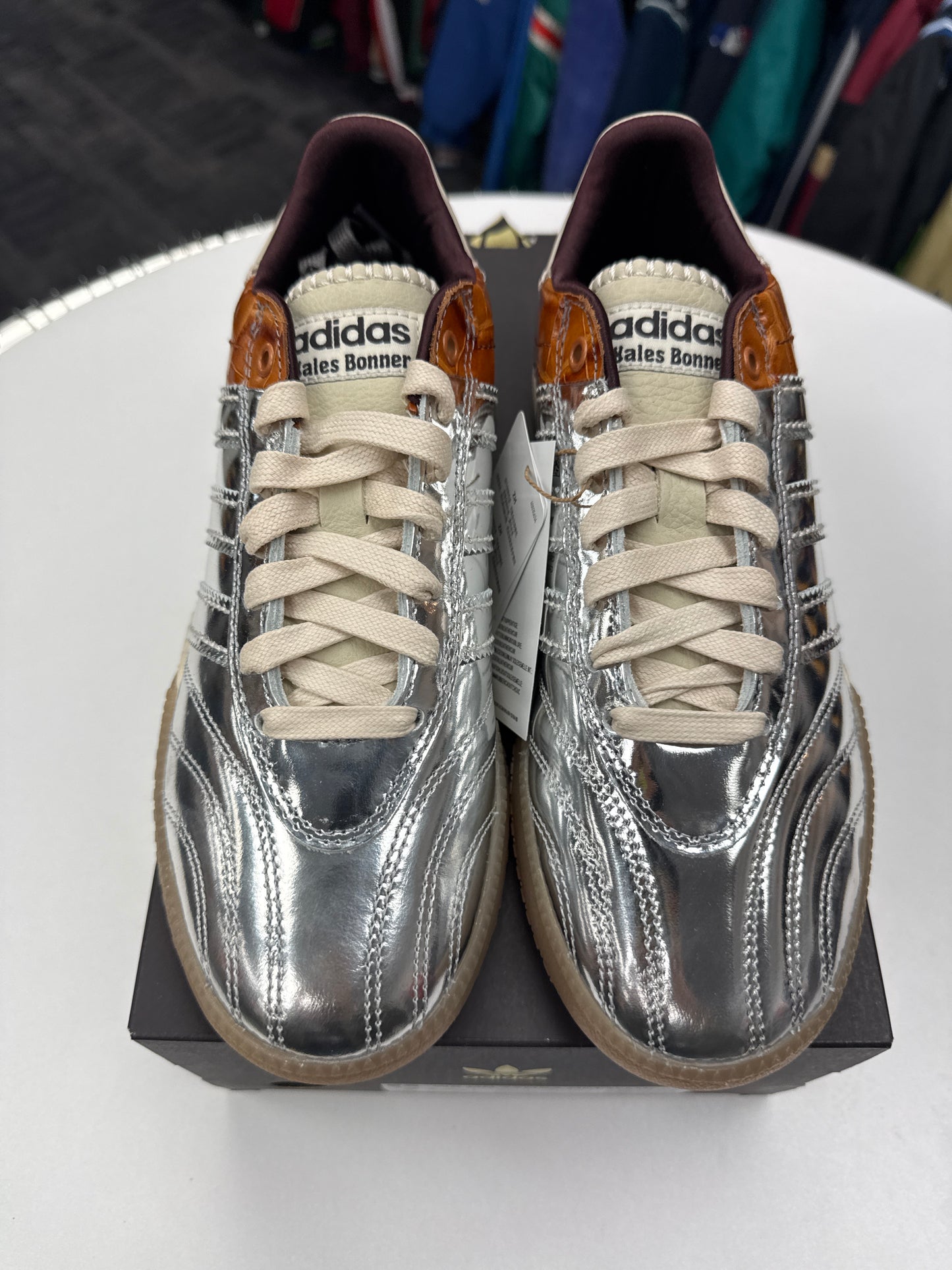 New Adidas Wales Bonner Samba Metallic Croc