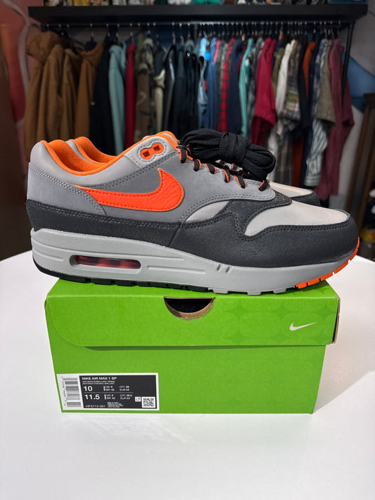 New Nike x HUF Air Max 1 Brilliant Orange