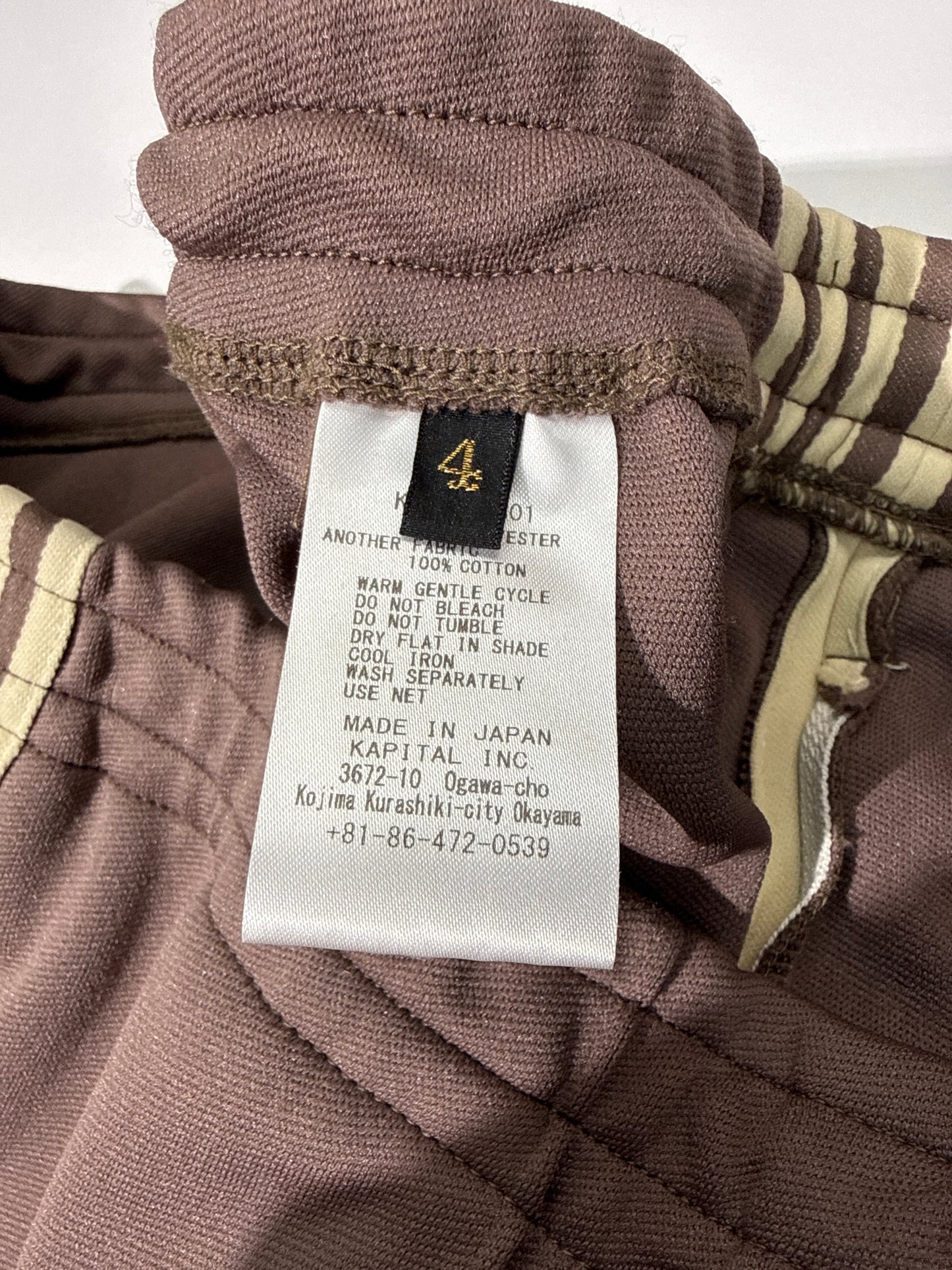 New Kapital Smooth Jersey Stuntman Flare Track Pants