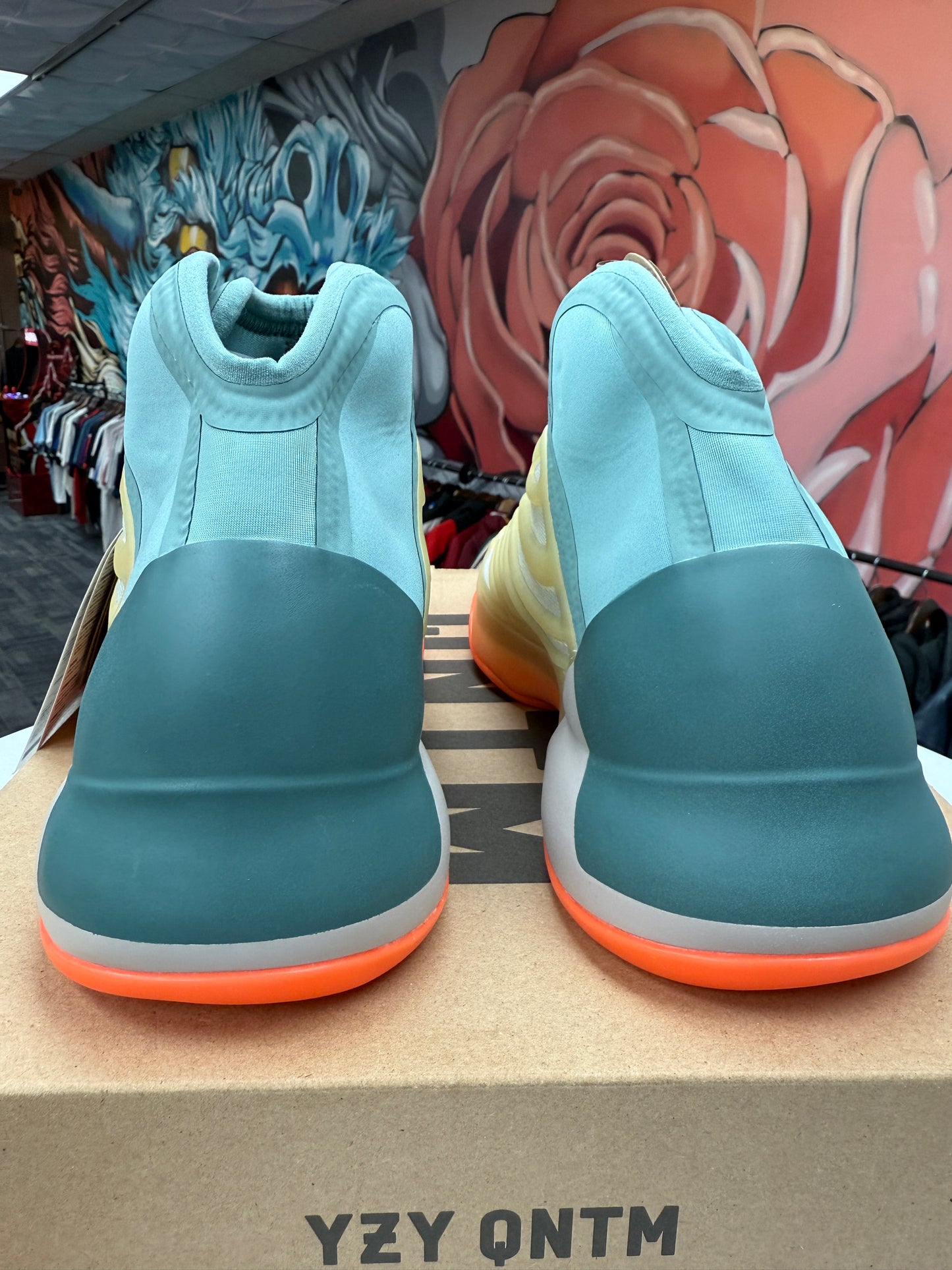 New Yeezy QNTMN Hir Res Coral