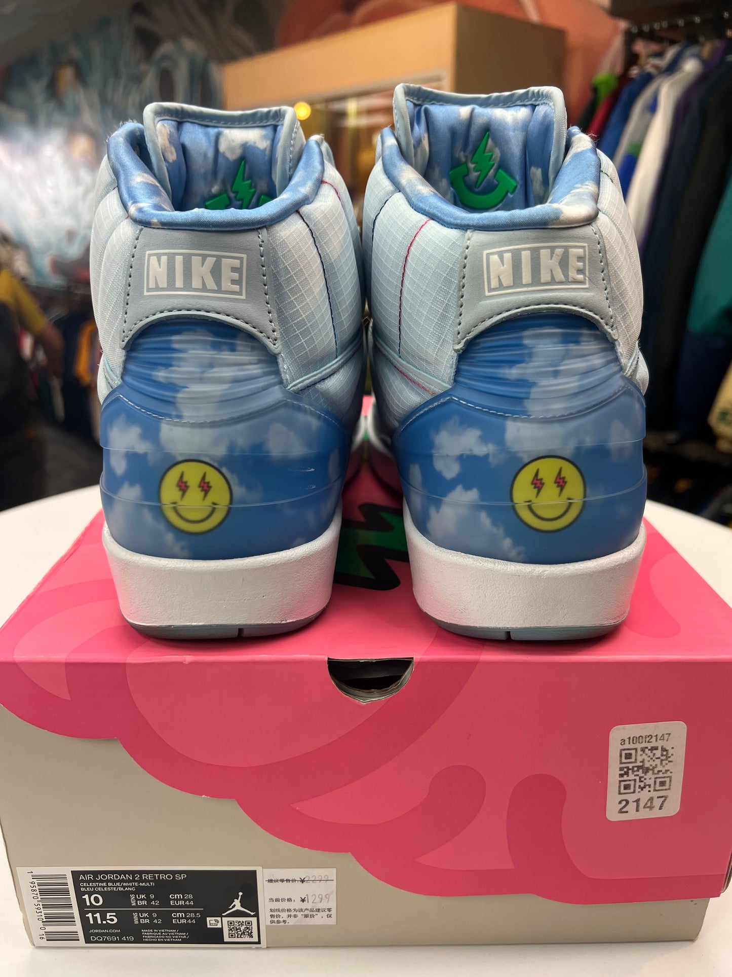Preowned J Balvin Air Jordan 2