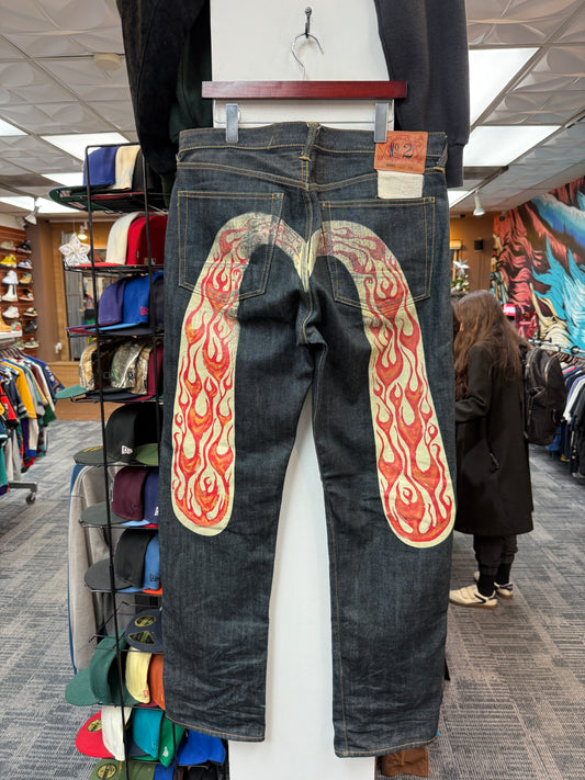 Vintage Raw Selvedge Evisu Jeans