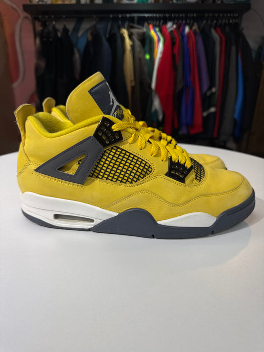 Preowned Jordan 4 Lightning