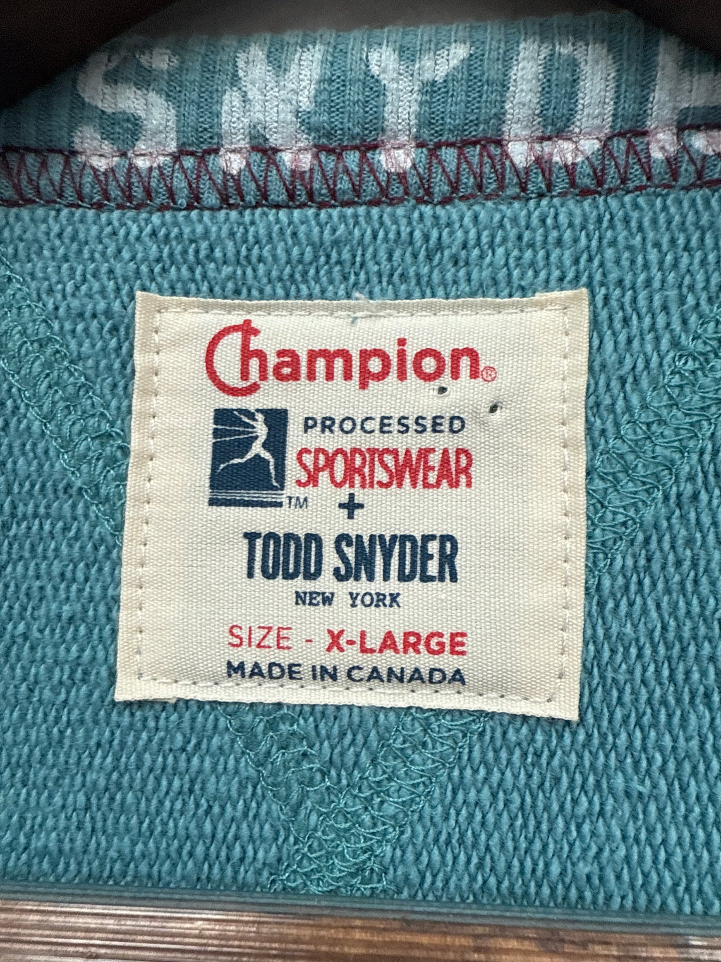 Todd Synder x Champion Bluestone Crewneck