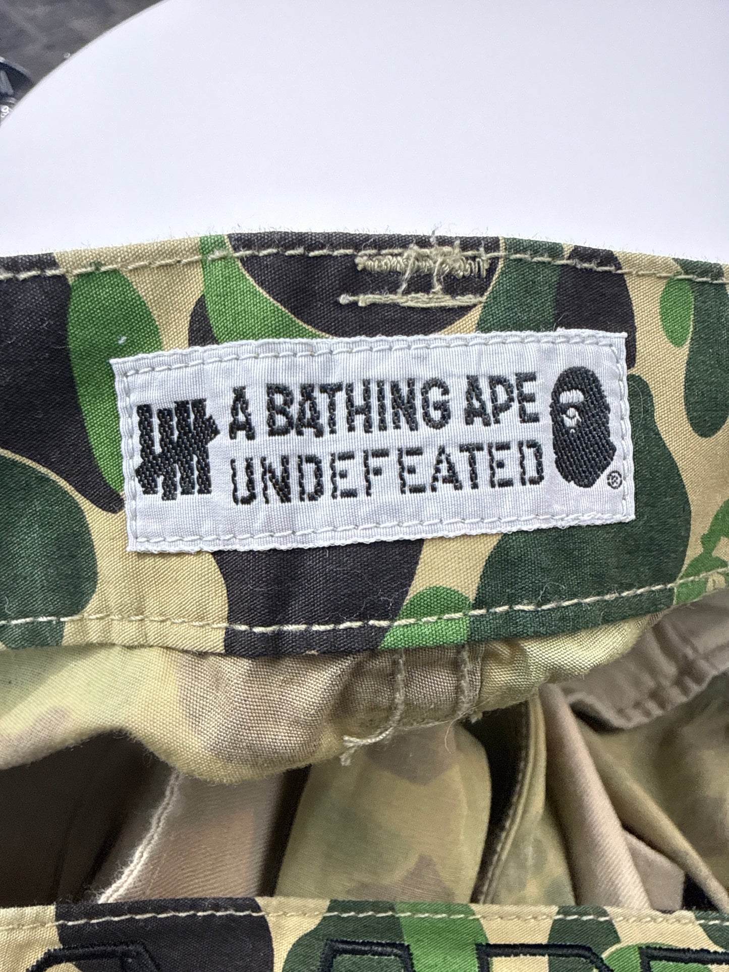 Bape x Undefeated ABC Camo 6 Pocket Pants