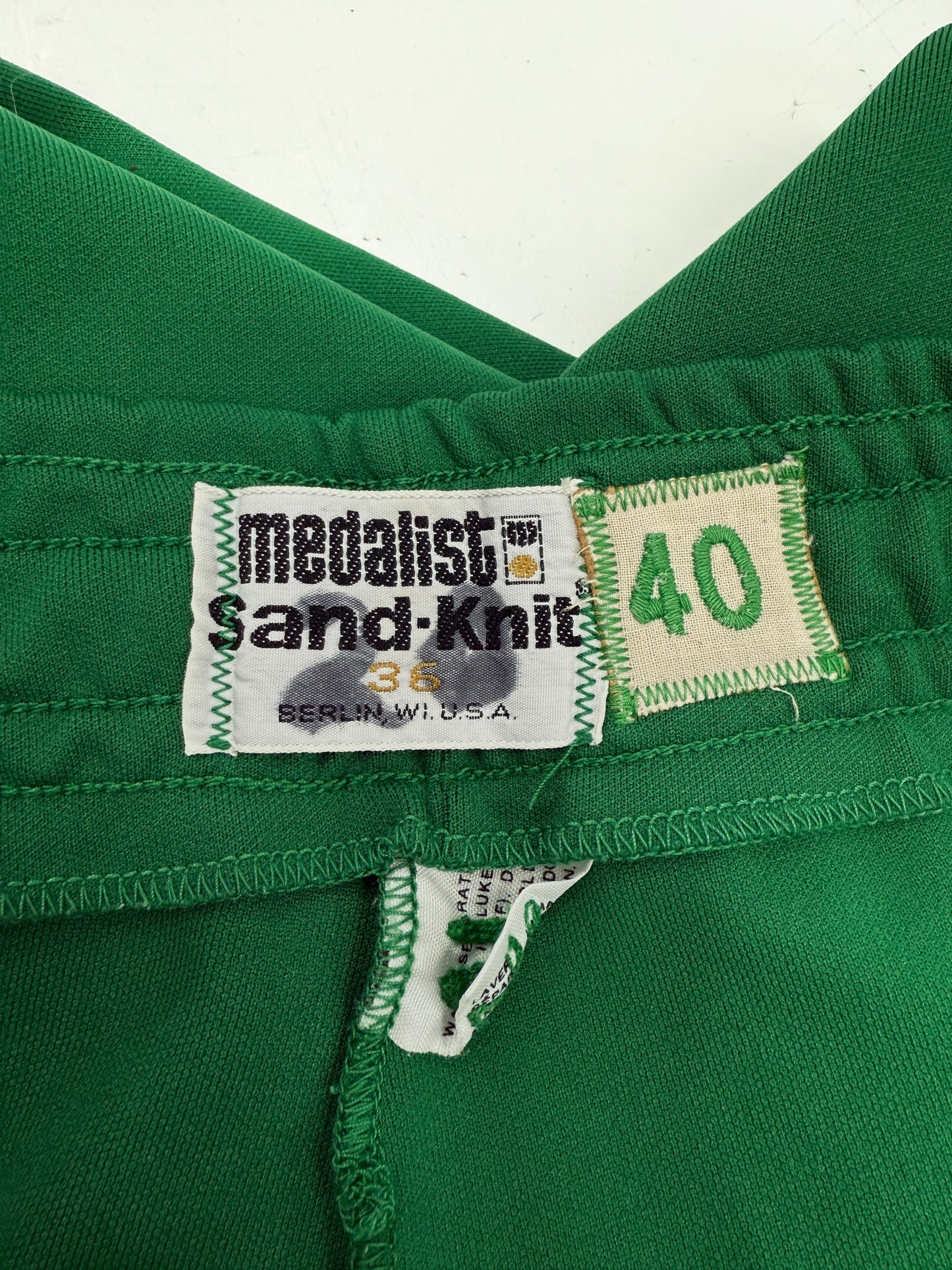 Vintage Sand-Knit Kemp Game Sonics Warm Up Pants