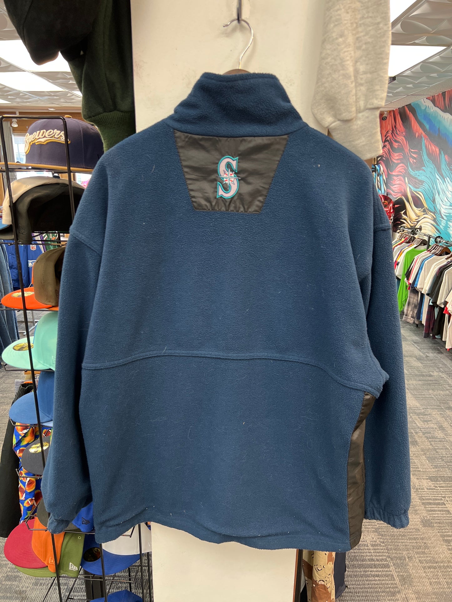 Vintage Reversible Mariners Full Zip Jacket