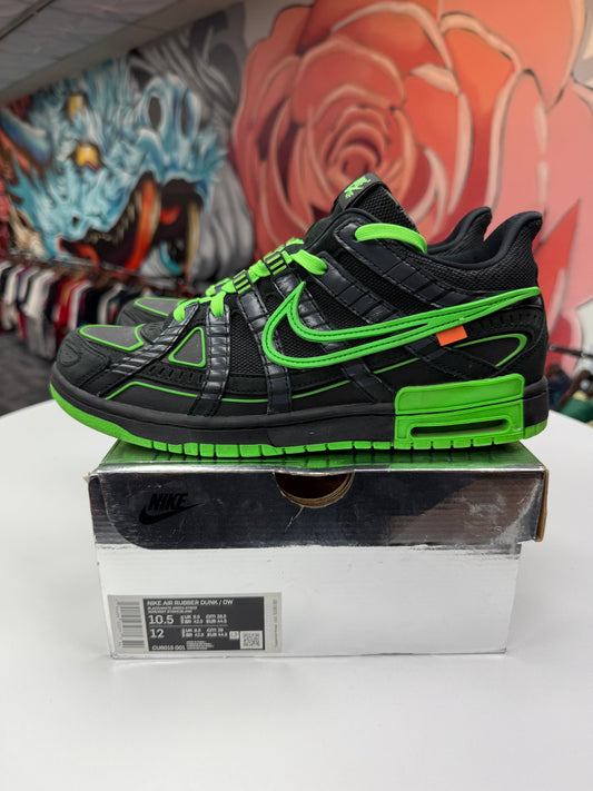 Preowned Off-White Green Strike Dunks