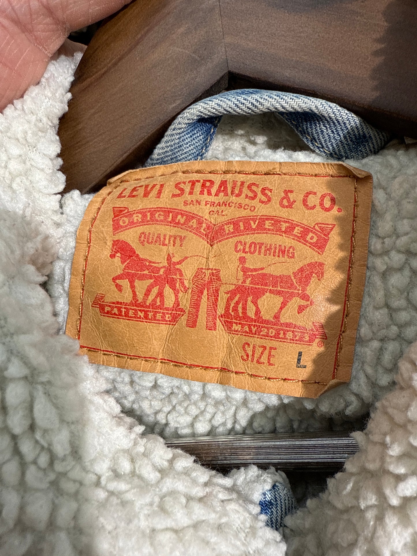 Levi’s Sherpa Lined Denim Jacket